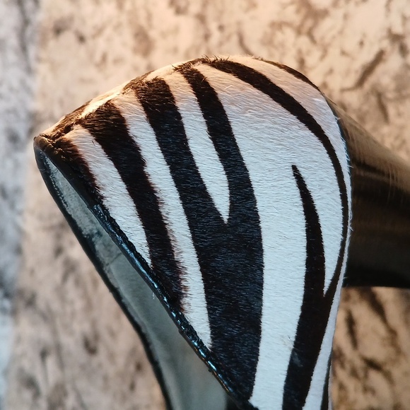 🦓 🔥Michael Kors zebra print heels size 7M - Picture 13 of 15